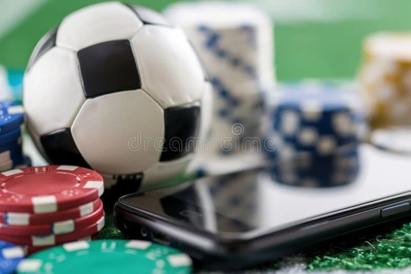 Adegan olahraga yang menggambarkan tampilan pertandingan langsung